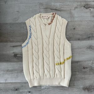 Marni Cable Knit Sweater Vest
